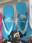 Close Cell Cut Out Blue Slippers Soles / Relaxation Foam Rubber EVA Sole Sheet