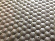 8mm Square Hexagon Pattern Double Side Rubber Mats , Heavy Duty Stable Rubber Horse Stall Mat