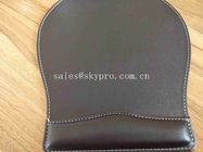 OEM Customized Printing Office PU Leather Mouse Mat Fashion Computer Mouse Pad