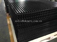 Front And Grooved Back Cow Rubber Mats , Non Slip Rubber Matting With 3-5MPa