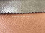 Faux Upholstery Home Textile Synthetic PVC / PU Artificial Leather For Living Room