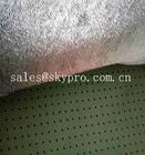 Polyester Knitted Fabric Rubber Sheet Perforated Neoprene SBR Sheet With Looped Fabric