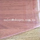 Waterproof Thin 0.5mm Thickness Polypropylene Clear Red PVC Flexible Plastic Sheet For Cutrain Wall
