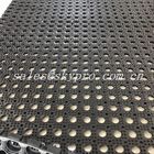 Anti Slip / Anti Fatigue Interlocking Porous Rubber Floor Mat , Thickness 8mm - 50mm