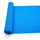 100mm Vinyl PVC Coated Polyester Mesh Fabric Weave Blue