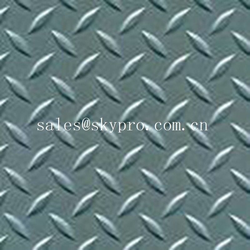 Large Diamond thread pattern thick 3mm - 6mm rubber floor mats for gasket