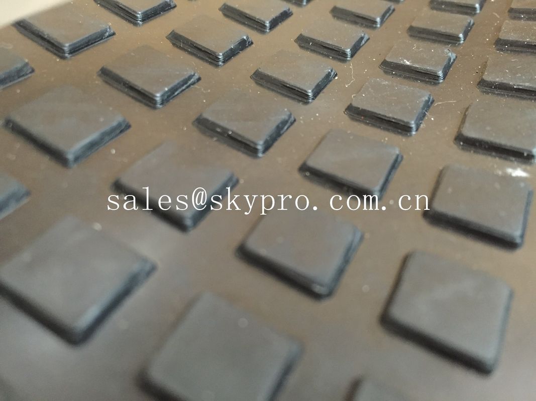 Heavy Duty Rubber Car Matting Customized Anti Skid Rubber Mats