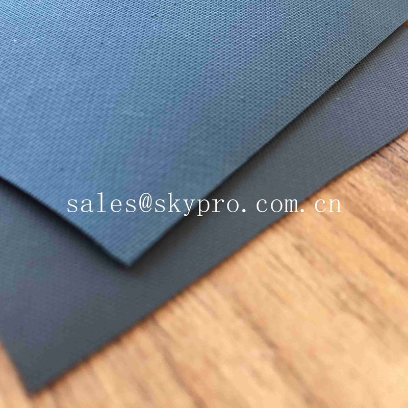 0.9mm Colored Glossy Rubberized Cloth Thick Neoprene Fabric , Airprene Fabric For Industry Boat