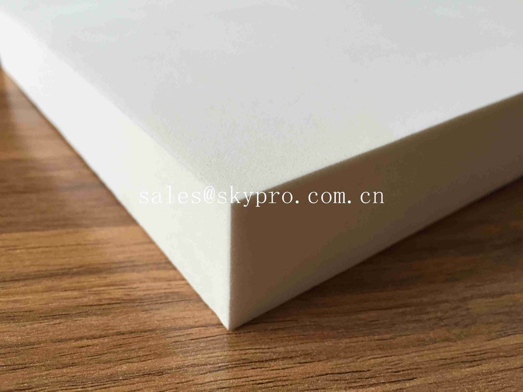 White Eva Protective Rubber Sheet With Open Cell Epdm Insulation Sponge Foam Board
