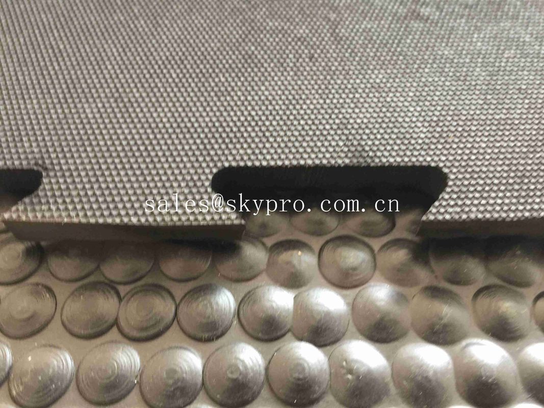 8mm Square Hexagon Pattern Double Side Rubber Mats , Heavy Duty Stable Rubber Horse Stall Mat