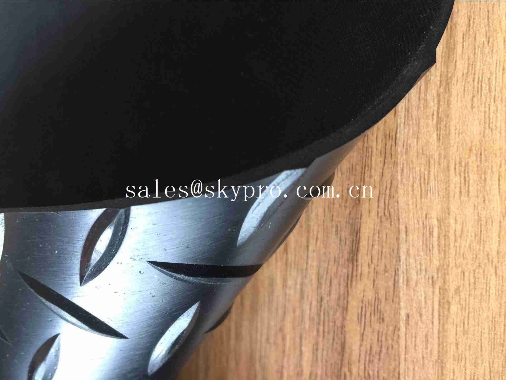 Heavy Weight Diamond Thread Rubber Mats Solid Safety Embossed Top