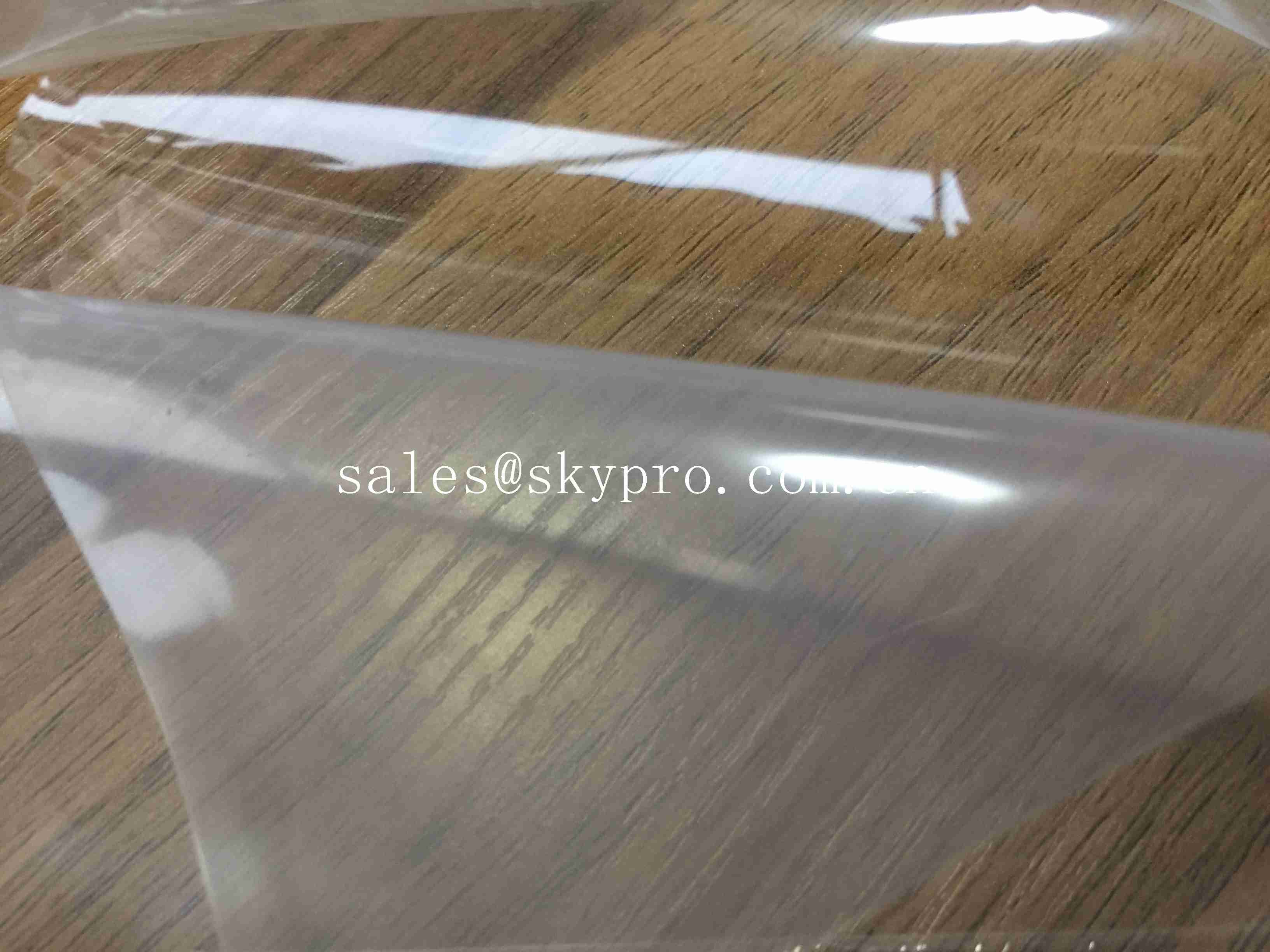 transparent rubber sheet