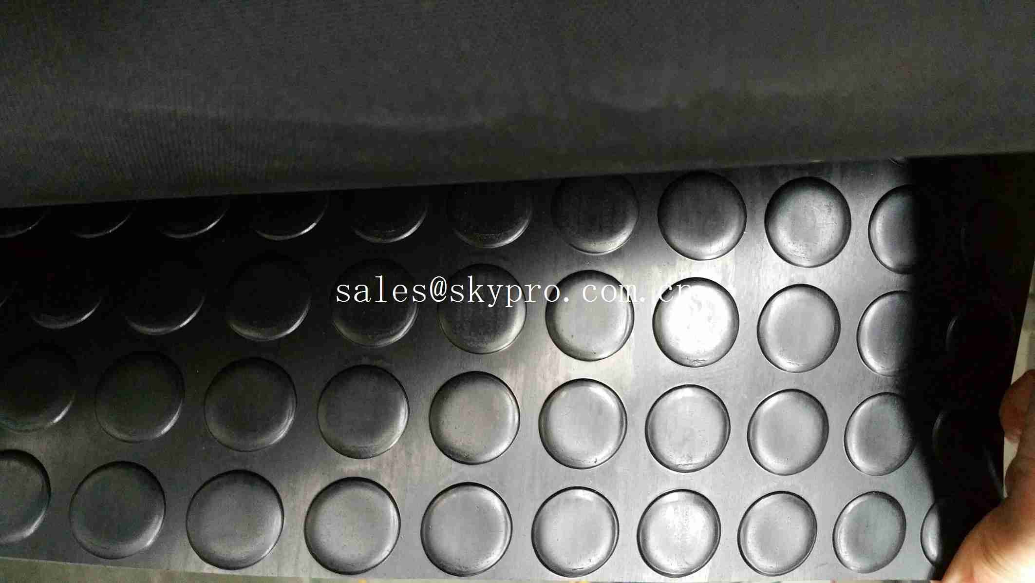 Tactile Rubber Mats Paving Round Stud Anti Skid Round Stud Rubber