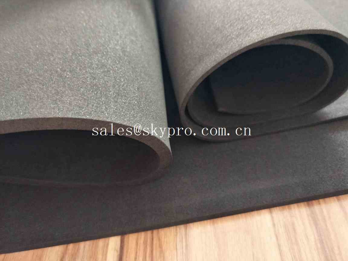 Black High Density EVA Foam Roll Ultra Thin 2mm 5mm Acoustic Underlay