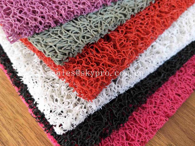 Durable Outdoor Rubber Mats 5mm Thickness Multi Color Custom PVC