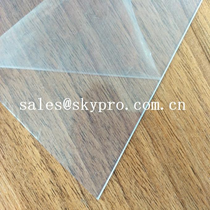 Flexible Super Clear Customized 1mm Thickness Non Toxic Double Film Rigid PVC Plastic Film Sheet
