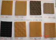 Tan color Shoe Sole Rubber Sheet Wear Resistant Different Textures