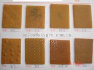 Tan color Shoe Sole Rubber Sheet Wear Resistant Different Textures