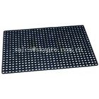 Anti-fatigue high drainage home use kitchen rubber mats , black / red