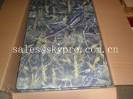 Woven fabric laminated / printed EVA rubber foam mat for boat deck