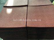 Square bi-color laminated rubber pavers crumb flooring for playground