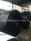 Multi-ply black EP rubber conveyor belt abrasion and heat resistant