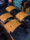 Reflective rubber speed hump Molded Rubber Products road speed ramp