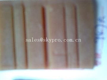 Line pattern Shoe Sole Rubber Sheet , Non -slip natural rubber soled shoes