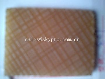 Durable Natural crepe boot sole / Shoe Sole Rubber Sheet reed mat pattern