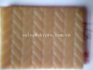 Durable Natural crepe boot sole / Shoe Sole Rubber Sheet reed mat pattern