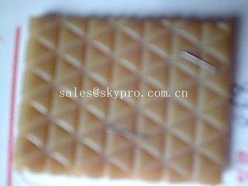 High abrasion resistant natural rubber shoe sole sheet , embossed on bottom