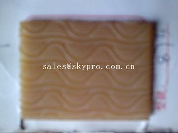 High abrasion resistant natural rubber shoe sole sheet , embossed on bottom