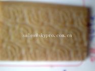 Abrasion resistant natural rubber shoe sole material sheets flower pattern