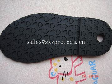 Wear resistant TPR rubber boot sole / shoe outsole sheet , heart pattern