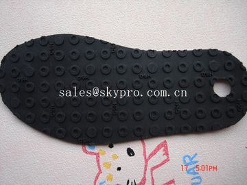 Wear resistant TPR rubber boot sole / shoe outsole sheet , heart pattern