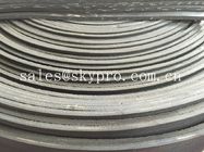 Impact resistant SBR rubber sheet roll with fabric insertion reinforcement