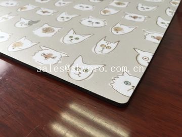 Vinyl Lamination natural rubber sheet Mouse Pad Customized Logo Printing on Top