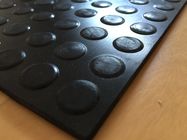 Low high round / coin / button rubber mat black non - slip rubber mattress