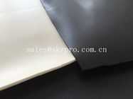 Durable foam latex sheet rubber roll  thick 2mm to 10mm , black and white color