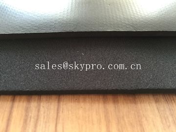 Latex foam neoprene rubber sheet roll laminated with nylon or polyster fabric