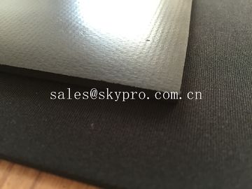 Latex foam neoprene rubber sheet roll laminated with nylon or polyster fabric