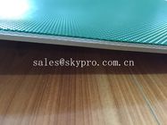 Diamond plastic conveyor belt white / green / blue color ,  heavy or light weight