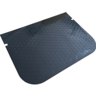 Easy Cleaning Water Proof Non Slip Black Hexagon Rubber Door Mat