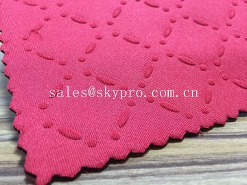 Variable Profiles SBR Neoprene Rubber Sheet with Coin / Diamond / Stud Textured