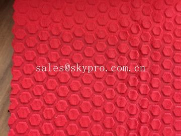 Variable Profiles SBR Neoprene Rubber Sheet with Coin / Diamond / Stud Textured