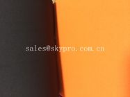 Black / White Color Neoprene Rubber Sheet Plain And Sharkskinned SBR Fabrics