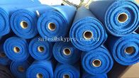Flexible EVA Foam Rubber Sheets 1mm Thickness Blue Self - Adhesive Glitter