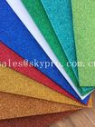 Green Anti - UV  Glitter EVA Foam Rubber Sole Sheet Soft 1mm Thickness Deversified Colors Embossed Plastic Sheet Roll