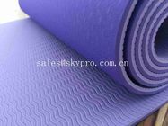 Eco - Friendly Custom Printing Rubber Sole Sheet Anti Slip TPE Yoga Mat