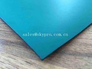 Smooth Rubber Sheet Roll with One Side PVC Surface Green Black Matt